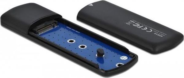 Delock Θήκη M.2 NVMe PCIe SSD σε USB 3.2 Gen 2 Type-C, Μεταλλικό Περίβλημα για Δίσκους 2280/2260/2242/2230 (42615)