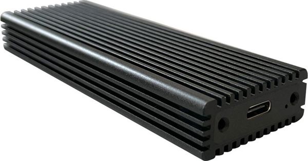 LC-Power LC-M2-C-MULTI Θήκη SSD USB-C 3.2 Gen 2 για NVMe & SATA M.2 SSD, Αλουμινίου