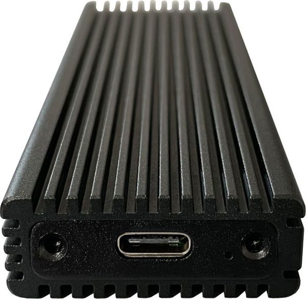 LC-Power LC-M2-C-MULTI Θήκη SSD USB-C 3.2 Gen 2 για NVMe & SATA M.2 SSD, Αλουμινίου