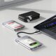 Θήκη δίσκου 2,5" HDD/SSD USB-C 5Gbps - Διαφανής