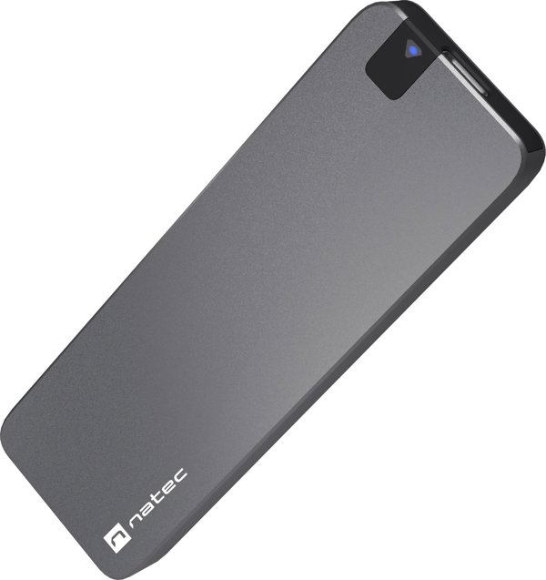 Natec Rhino M.2 NVMe SSD Θήκη Αλουμινίου (NKZ-1953) - USB 3.0, Συμβατότητα M.2 NVMe/PCIe, Μαύρο