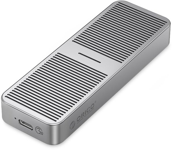 Orico Θήκη SSD M.2 NVMe, USB 3.2 Gen 2x2, Ταχύτητα 20Gbps, Υποστήριξη έως 4TB, Με Καλώδιο 2-σε-1 (USB-C/USB-A)