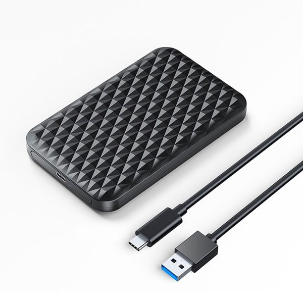 Kieszen na dysk 2520C3-V1 2.5'' HDD/SSD USB-C 5Gb/s czarna ORICO