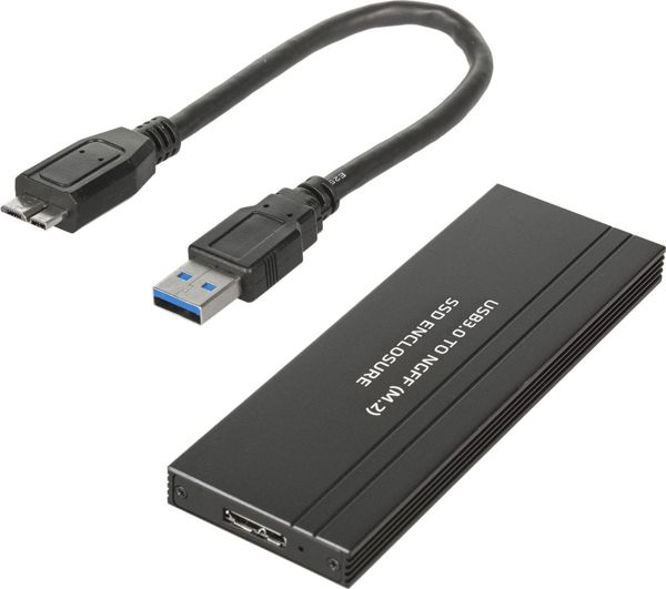 Maclean MCE582 Θήκη SSD M.2 SATA σε USB 3.0, Αλουμινίου, για δίσκους 2230/2240/2260/2280