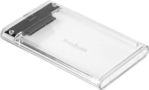 Rebel Comp Θήκη Σκληρού Δίσκου 2.5" SATA USB-C 3.1, Διαφανής