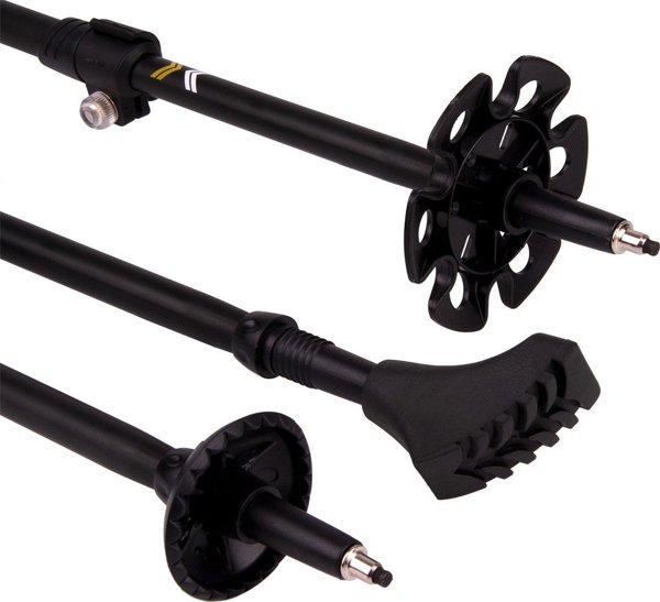 Μπαστούνια Nordic Walking Enero Pro EVO με Θήκη, Μαύρο Ματ
