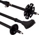 Μπαστούνια Nordic Walking Enero Pro EVO με Θήκη, Μαύρο Ματ