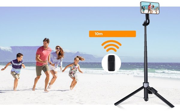 Kijek Selfie Stick Statyw 180 Cm Na Magnes Magsafe Telefon Smartfon + Pilot / Kf15.0015 / Ms-52