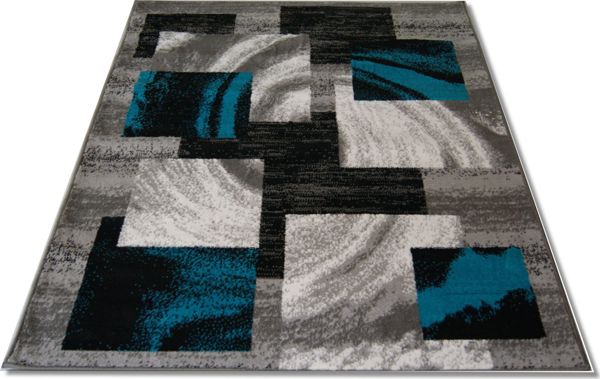 Kilimas pilkas/turkio 120x170cm
