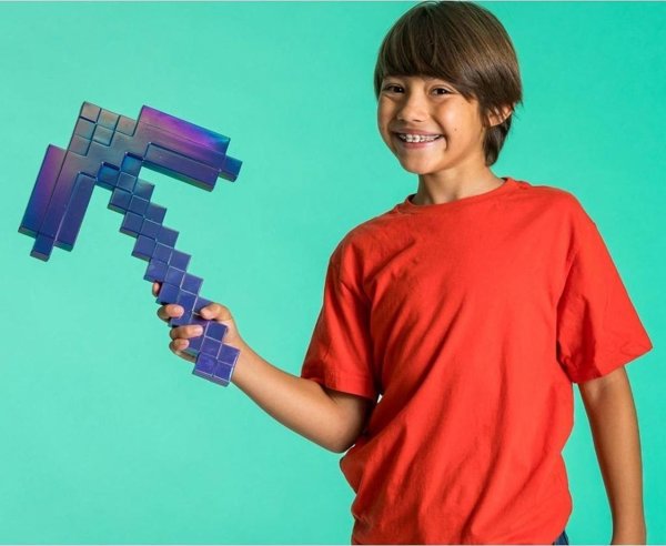 Kilof Minecraft ιριδίζων