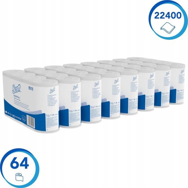 Kimberly-Clark Scott Χαρτί Υγείας, 350 Φύλλα, 1 Ρολό