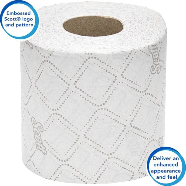 Kimberly-Clark Scott Χαρτί Υγείας, 350 Φύλλα, 1 Ρολό