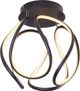 Kinkiet MAXlight Nowoczesna lampa sufitowa LED do sypialni Maxlight TWIST C0147