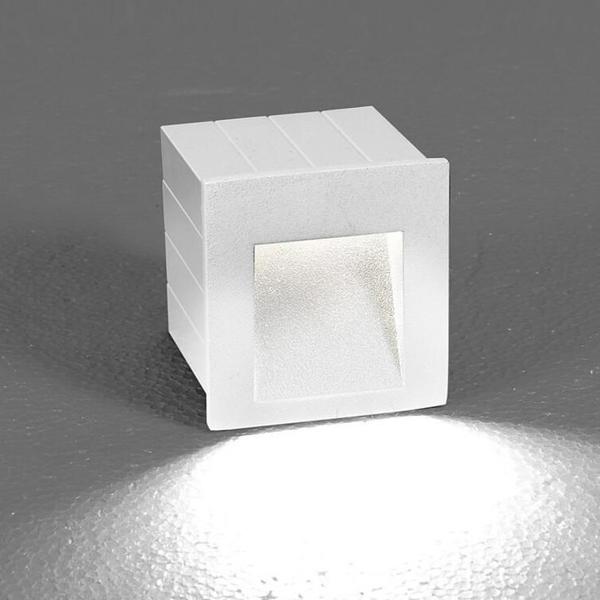 Nowodvorski Step Απλίκα Εντοιχισμένη Εξωτερικού Χώρου LED 3W IP44 Λευκό 6908