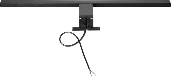 Orno NORTES Φωτιστικό Τοίχου LED 12W 900lm 4000K, Μήκος 50cm, Για Καθρέφτη Μπάνιου, Αλουμίνιο, Μαύρο (AD-OM-6208L4/B)
