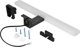 Φωτιστικό Τοίχου Orno ESPELLO LED 6W, Φωτιστικό Καθρέφτη Μπάνιου, 510lm, 4000K, Μήκος 40cm, Μαύρο