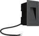 Paulmann Φωτιστικό Τοίχου Εξωτερικού Χώρου LED 4W IP44 3000K 103x62mm Αλουμίνιο Μαύρο