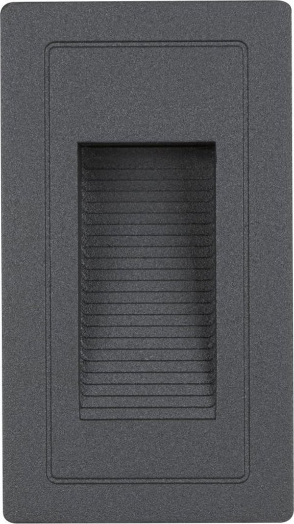 Paulmann Φωτιστικό Τοίχου Εξωτερικού Χώρου LED 4W IP44 3000K 103x62mm Αλουμίνιο Μαύρο