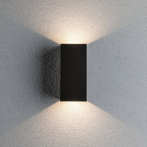 Φωτιστικό Τοίχου Paulmann Εξωτερική Συσκευή Flame IP44 2x6W 230V Ανθρακί