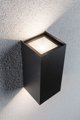 Φωτιστικό Τοίχου Paulmann Εξωτερική Συσκευή Flame IP44 2x6W 230V Ανθρακί
