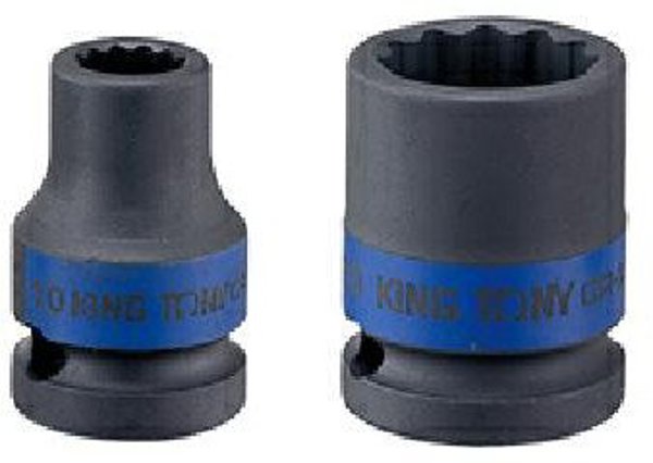 King Tony Nasadka krotka udarowa 1/2" 12-katna 16x38