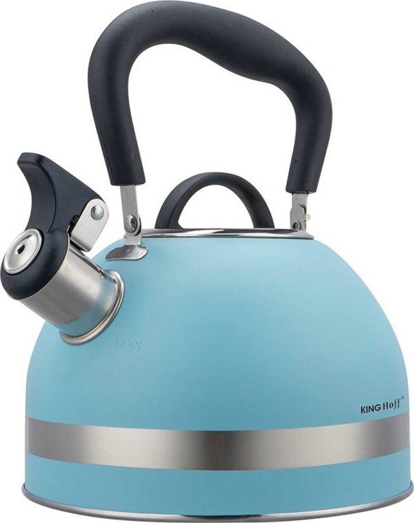 KingHoff KH-1857 Βραστήρας Εστίας με Σφυρίχτρα 1.8L Μπλε