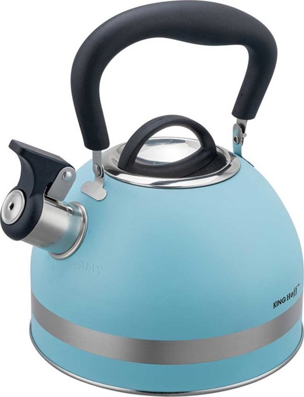KingHoff KH-1857 Βραστήρας Εστίας με Σφυρίχτρα 1.8L Μπλε