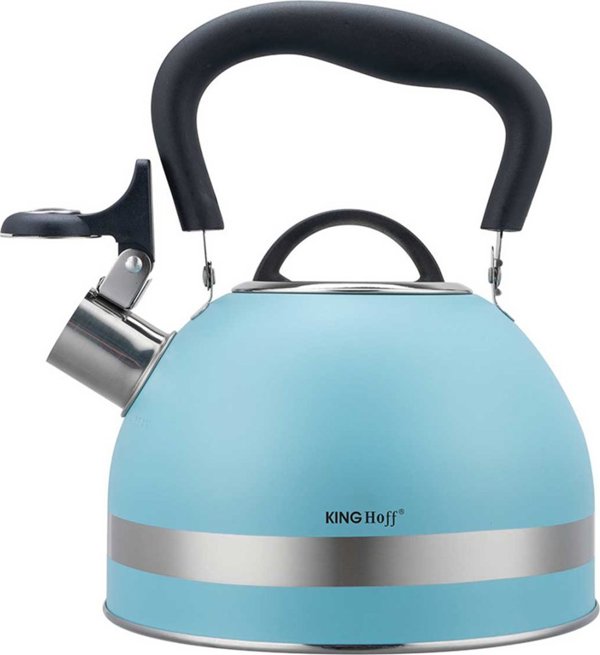 KingHoff KH-1857 Βραστήρας Εστίας με Σφυρίχτρα 1.8L Μπλε