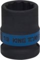 King Tony NASADKA KRÓTKA UDAR 1/2 12-KATNA 19x38