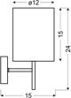 Kinkiet Candellux Kinkiet YAN (21-45386) - Candellux