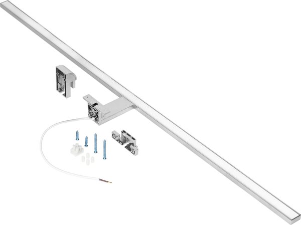 Orno Nortes Φωτιστικό Καθρέφτη LED 18W 1600lm 4000K 100cm, Αλουμίνιο, AD-OM-6209L4