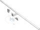 Orno Nortes Φωτιστικό Καθρέφτη LED 18W 1600lm 4000K 100cm, Αλουμίνιο, AD-OM-6209L4
