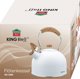 KingHoff KH-1860 Βραστήρας με Σφυρίχτρα 2,5L Λευκός