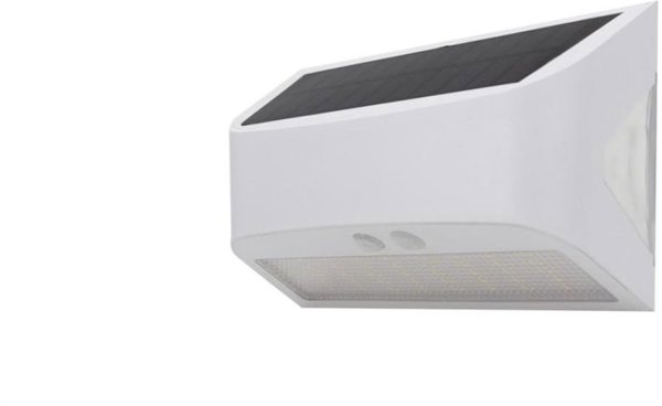 Kinkiet Ecolight Biała Lampa Solarna Elewacyjna 6W 4000K SOE-10