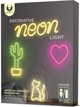 Φωτιστικό Τοίχου Forever Light Neon LED Γάτα Ροζ USB FLNEO4