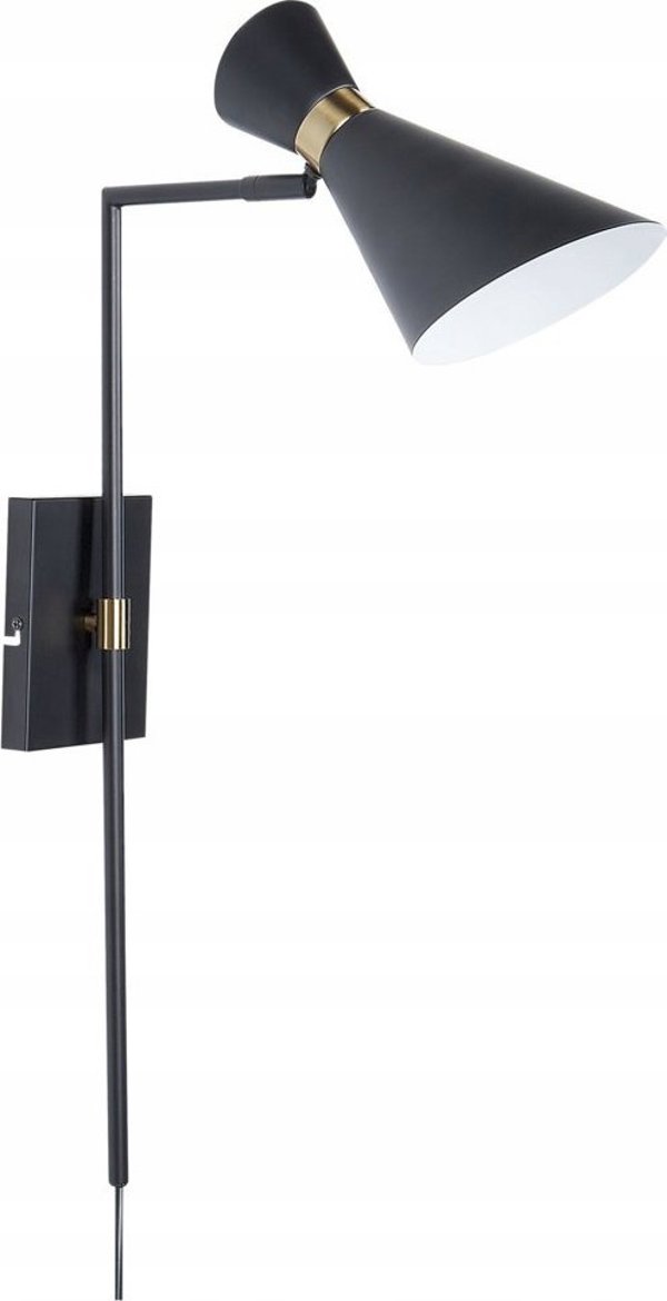 Φωτιστικό Τοίχου Beliani Μεταλλικό Μαύρο MELAWI