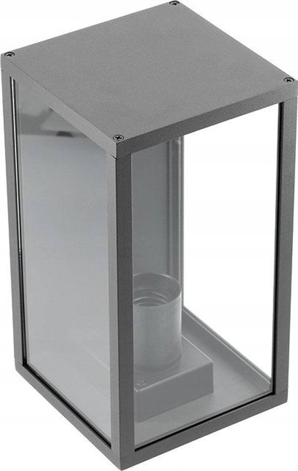 Απλίκα Τοίχου Κήπου GTV Ventana-Au, 1x20W, Υποδοχή E27, Μαύρη
