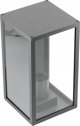 Απλίκα Τοίχου Κήπου GTV Ventana-Au, 1x20W, Υποδοχή E27, Μαύρη