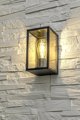 Απλίκα Τοίχου Κήπου GTV Ventana-Au, 1x20W, Υποδοχή E27, Μαύρη