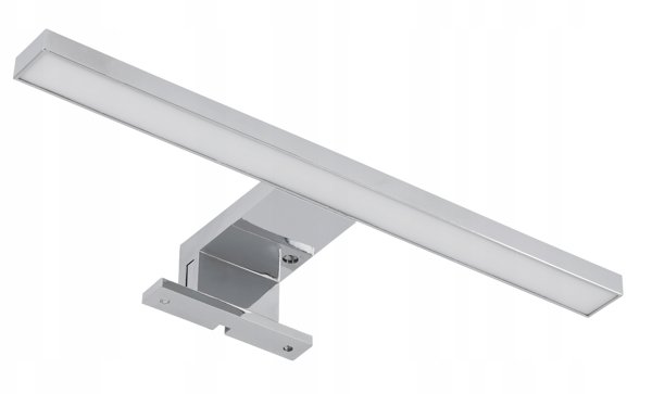 Φωτιστικό Τοίχου GTV Radius II LED 5W, 6400K, 220lm, IP44, Χρωμέ, 30x10.2x5.1cm