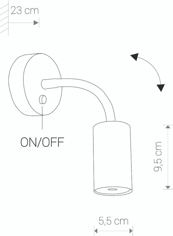 Kinkiet Nowodvorski Eye 1x10W  (9070)
