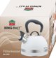 KingHoff Βραστήρας Με Σφυρίχτρα KH-1852 1.8L Λευκός