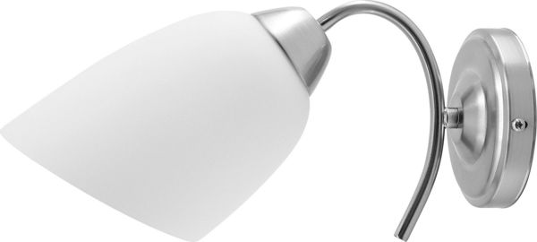 Φωτιστικό Τοίχου Activejet Φωτιστικό Τοίχου Activejet AJE-NIKITA 1P E27 1x60W Νικέλιο