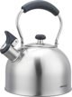 KingHoff Βραστήρας με Σφυρίχτρα 2,5L KH-1859, Ασημί