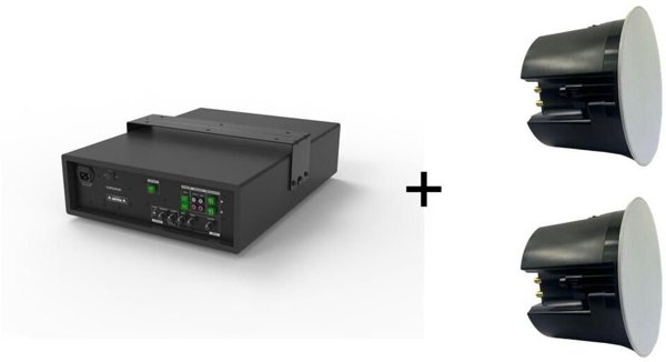 VivoLink Audiopack Σύστημα Ήχου με Subwoofer 6.5" 40W και 2 Ηχεία Οροφής 110W, Μαύρο