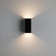 Paulmann Φωτιστικό Τοίχου Flame LED Εξωτερικού Χώρου IP44 2x3W 230V Ανθρακί Αλουμίνιο 65mm