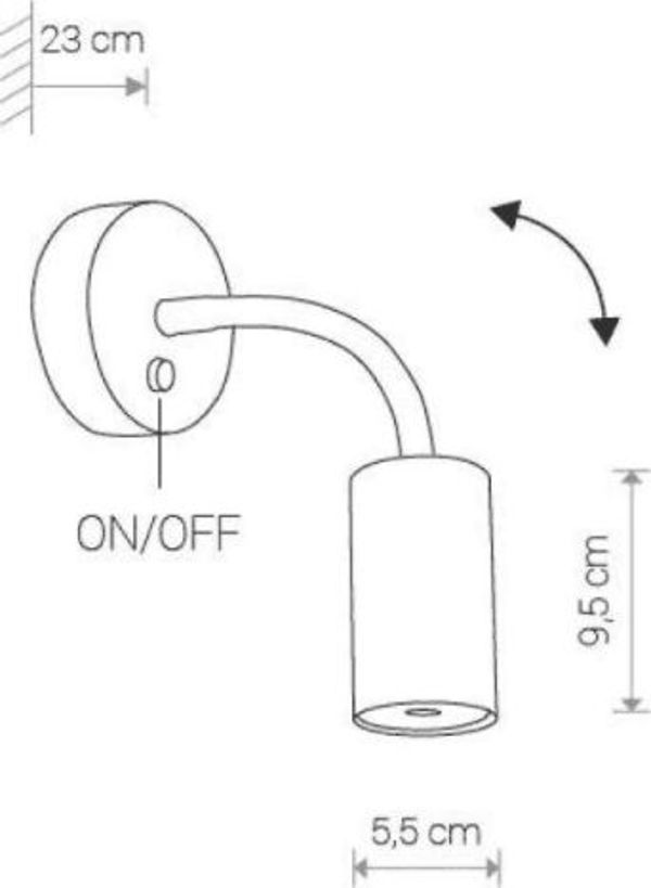Kinkiet Nowodvorski Eye 1x10W  (9068)