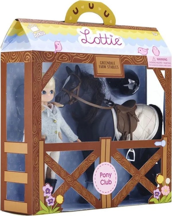 Kiti Lottie lėlė su poniu