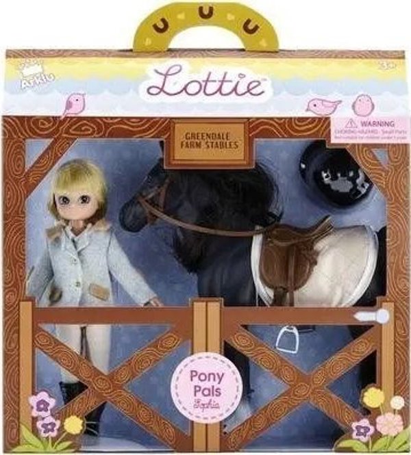 Kiti Lottie lėlė su poniu
