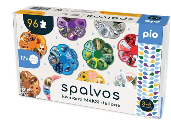 Kita Žaidimas - dėlionė Spalvos, 60129